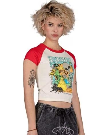 GRIMEY T-SHIRT GRIMEY MANICA RAGLAN STAMPA GRAFICA MULTICOLOR