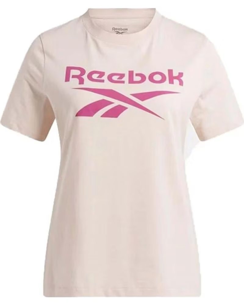REEBOK T-SHIRT REEBOK VECTOR LOGO MANICA CORTA DONNA ROSA