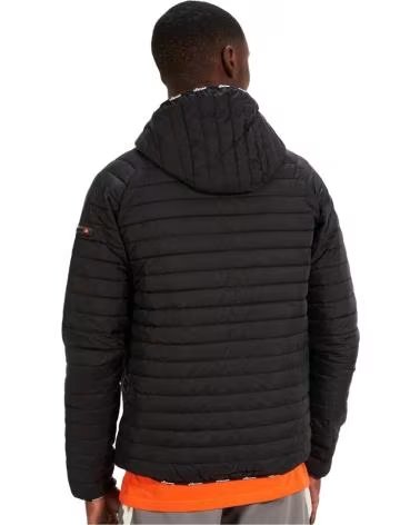 ELLESSE GIACCA TRAPUNTATA CON CAPPUCCIO ELLESSE UNISEX NERA NEGRO