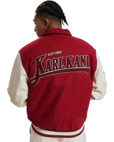 KARL KANI JAQUETA VARSITY KARL KANI MASCULINA VERMELHA ROJO