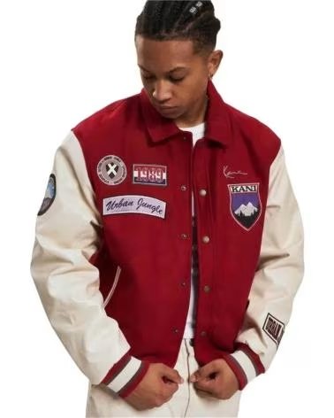 KARL KANI JAQUETA VARSITY KARL KANI MASCULINA VERMELHA ROJO