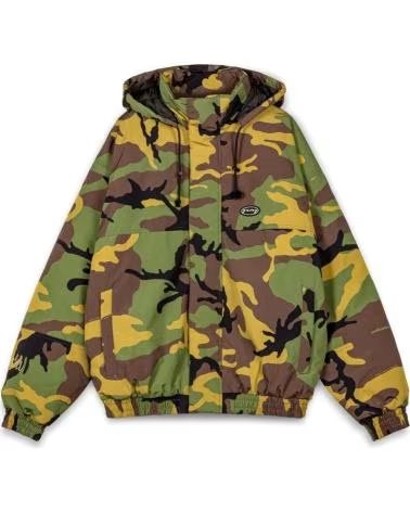 GRIMEY FELPA CON CAPPUCCIO GRIMEY MIMETICA UNISEX VERDE