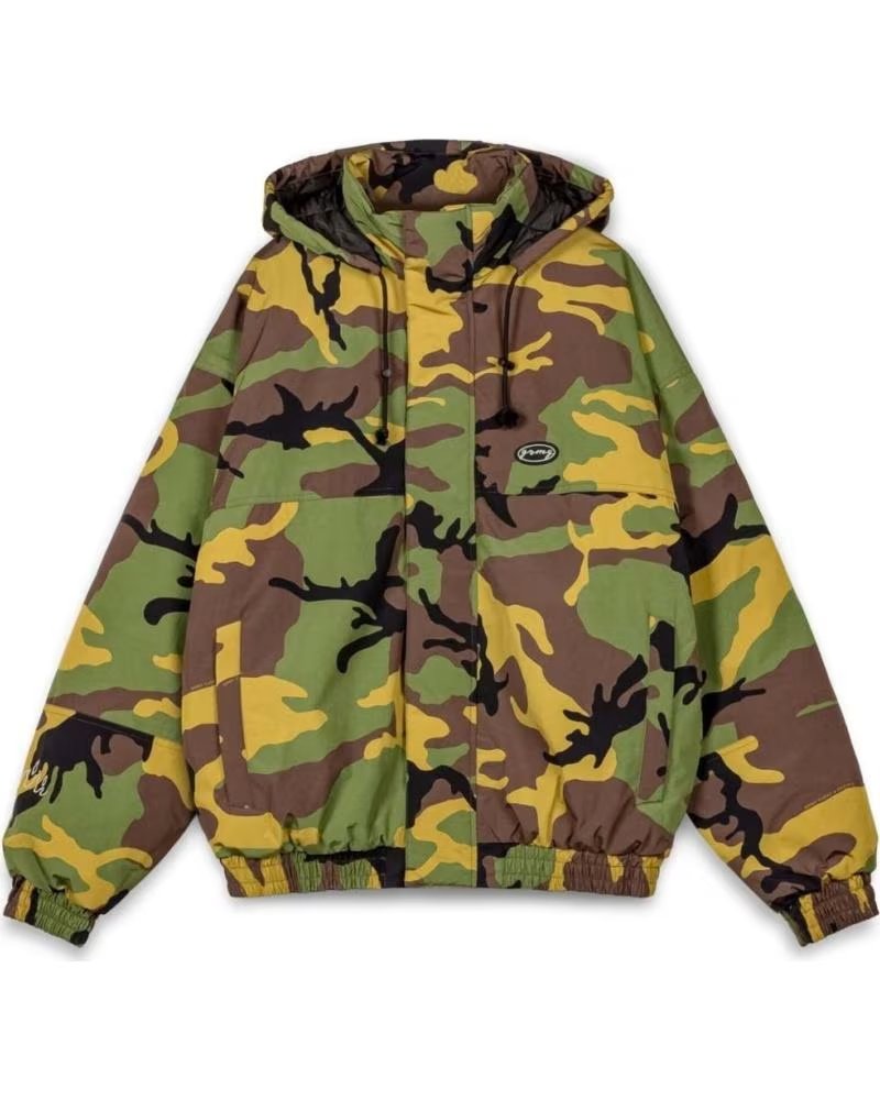 GRIMEY FELPA CON CAPPUCCIO GRIMEY MIMETICA UNISEX VERDE