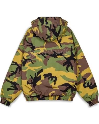 GRIMEY FELPA CON CAPPUCCIO GRIMEY MIMETICA UNISEX VERDE