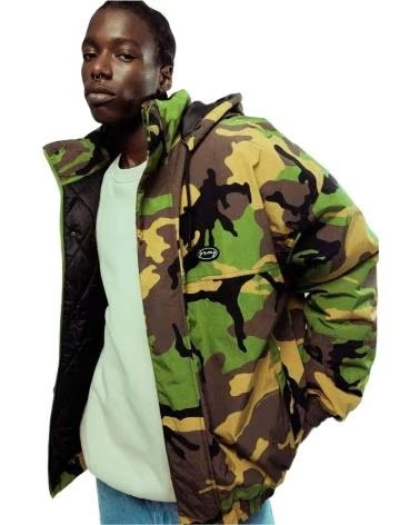 GRIMEY FELPA CON CAPPUCCIO GRIMEY MIMETICA UNISEX VERDE