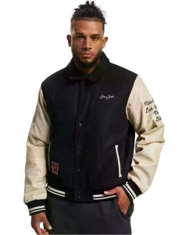 KARL KANI JAQUETA VARSITY KARL KANI MASCULINA EM PRETO NEGRO
