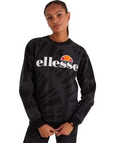 ELLESSE SWEATSHIRT ELLESSE À MANCHES LONGUES UNISEXE NOIR AVEC LOGO NEGRO