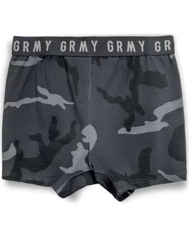 GRIMEY CUECA BOXER GRIMEY CAMUFLADA MASCULINA GRIS
