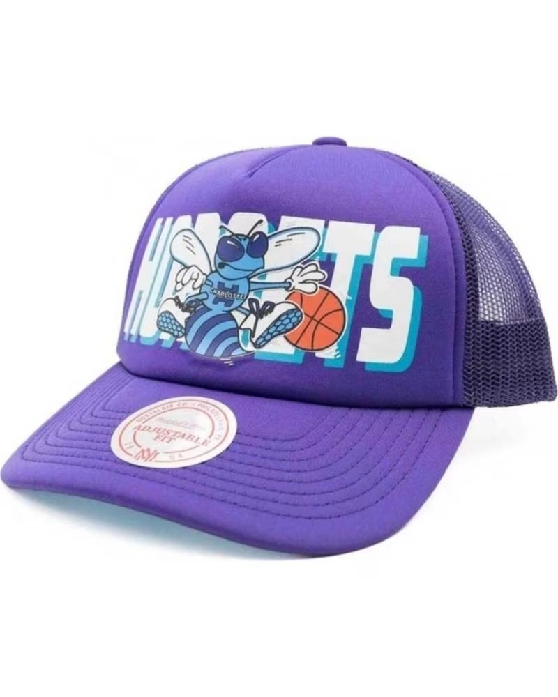 MITCHELL  NESS MITCHELL & NESS CHARLOTTE HORNETS PURPLE CAP UNISEX MORADO