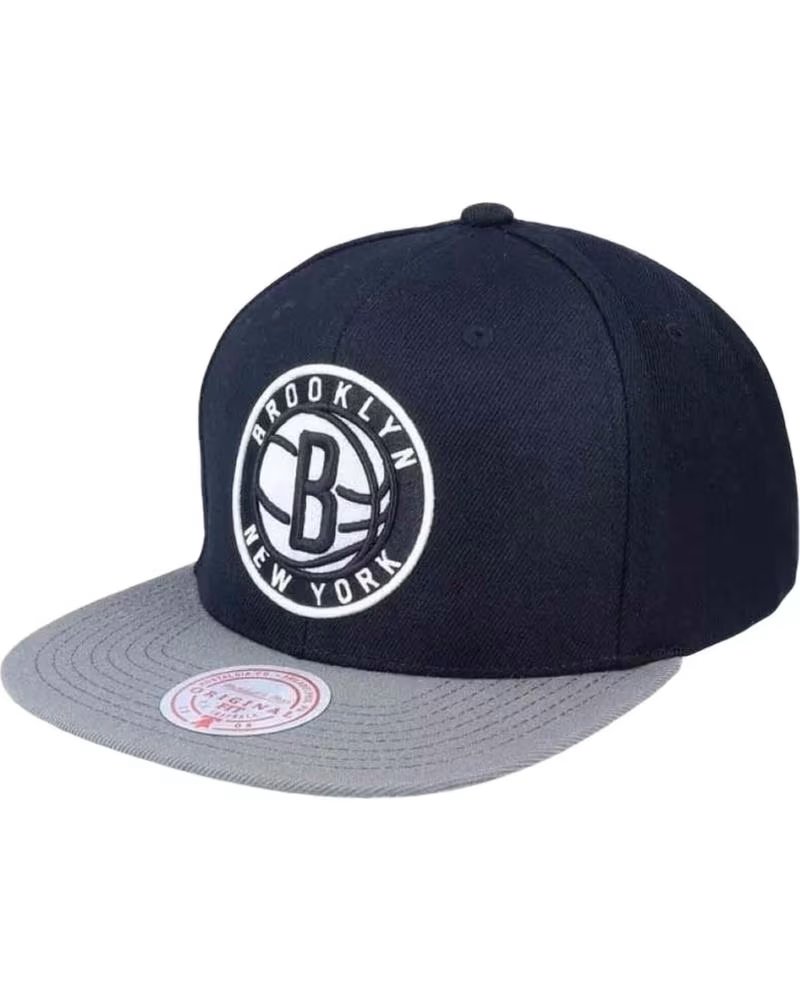 MITCHELL  NESS MITCHELL & NESS BROOKLYN NETS SNAPBACK CAP BLUE/GRAY AZUL