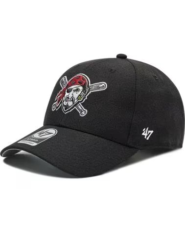 47 BRAND 47 BRAND BLACK CAP WITH PIRATE LOGO FOR MEN NEGRO