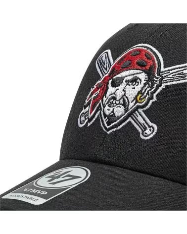47 BRAND 47 BRAND BLACK CAP WITH PIRATE LOGO FOR MEN NEGRO