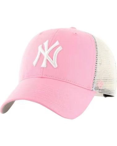 47 BRAND GORRA -BLANCA YANKKES MVP TRUCKER CAP ROSA