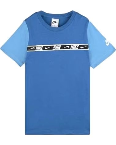 NIKE CAMISETA DE MANGA CORTA EN PARA NINOS AZUL