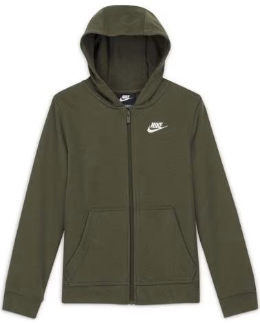 NIKE SUDADERA CON CAPUCHA EN PARA NINOS VERDE