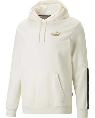 PUMA MOLETOM COM CAPUZ PUMA TAPE MASCULINO BLANCO