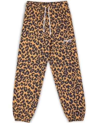 GRIMEY PANTALONI LUNGHI GRIMEY STAMPA LEOPARDO UNISEX MULTICOLOR