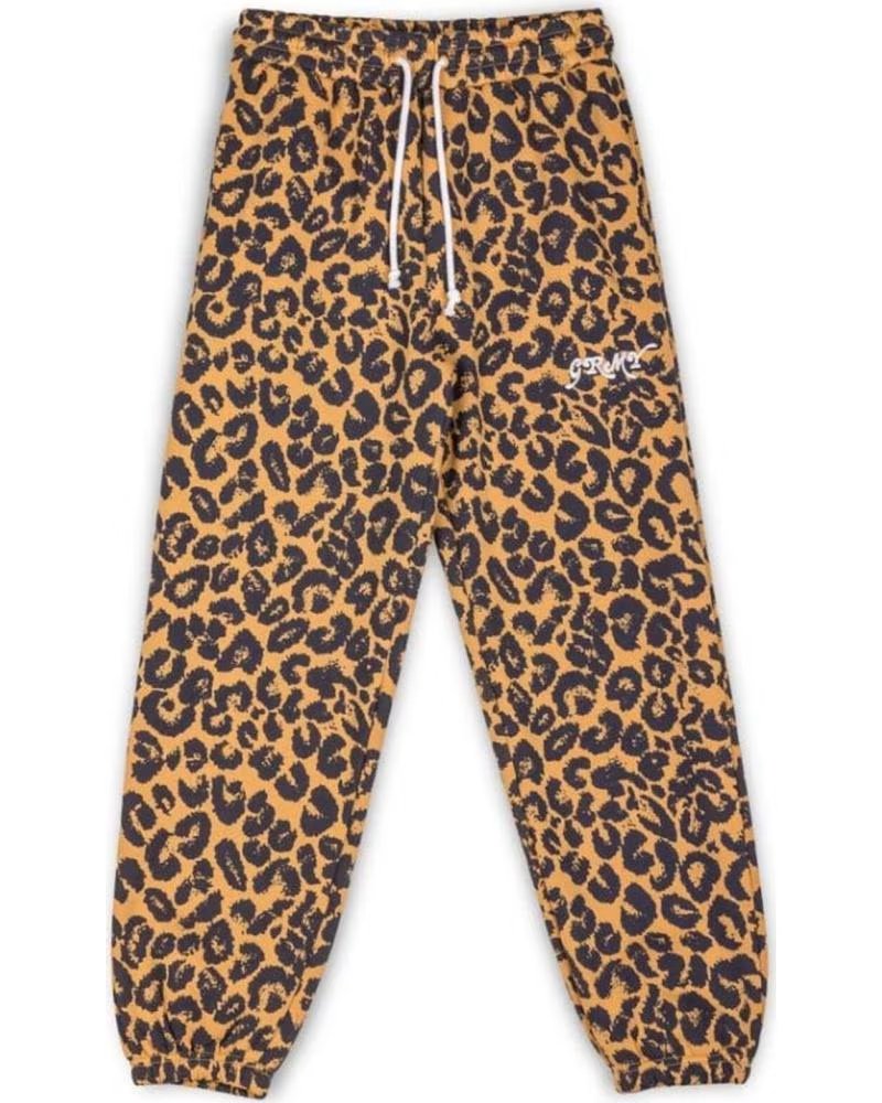 GRIMEY PANTALONI LUNGHI GRIMEY STAMPA LEOPARDO UNISEX MULTICOLOR
