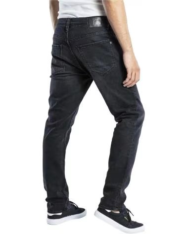 REELL REELL BLACK SLIM FIT JEANS FOR MEN NEGRO