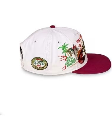 GRIMEY GRIMEY "BEER" KAPPE WEISS UND BORDEAUX BLANCO