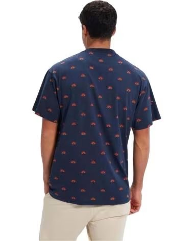 ELLESSE CAMISETA ELLESSE MANGA CURTA ESTAMPADA MASCULINA AZUL