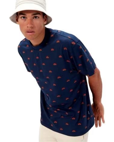 ELLESSE CAMISETA ELLESSE MANGA CURTA ESTAMPADA MASCULINA AZUL