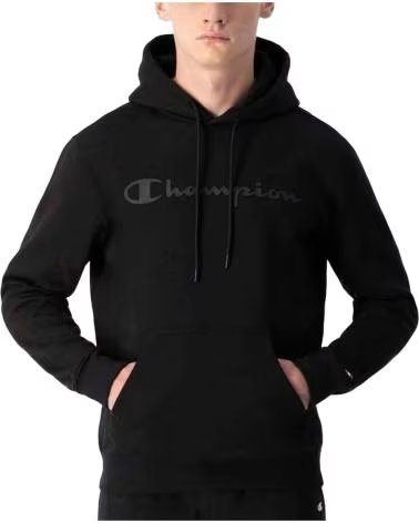CHAMPION SUDADERA CON CAPUCHA EN PARA HOMBRE NEGRO