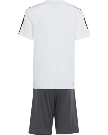 ADIDAS COMPLETO SPORTIVO CON T-SHIRT A MANICHE CORTE E PANTALONCINI BLANCO