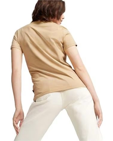 PUMA CAMISETA PUMA MANGA CORTA ESSENTIA S PARA MUJER BEIGE BEIGE