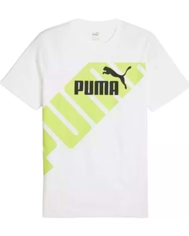 PUMA CAMISETA PUMA POWER GRAPHIC TEE BLANCA BLANCO