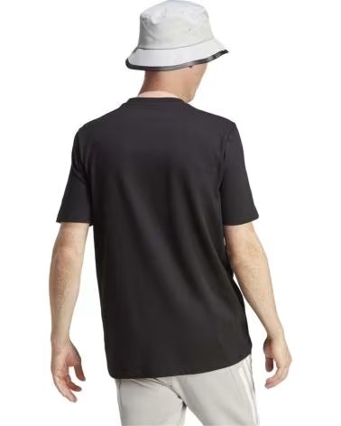 ADIDAS T-SHIRT ADIDAS PERFORMANCE LOGO UOMO NERA MANICA CORTA NEGRO