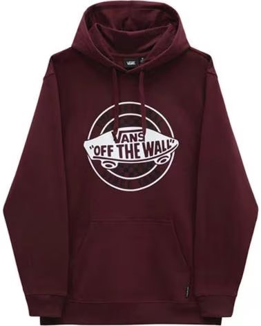 VANS OFF THE WALL MOLETOM COM CAPUZ VANS OFF THE WALL ROJO