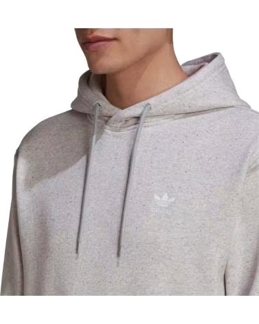 ADIDAS FELPA CON CAPPUCCIO ADIDAS ESSENTIALS DA UOMO GRIS