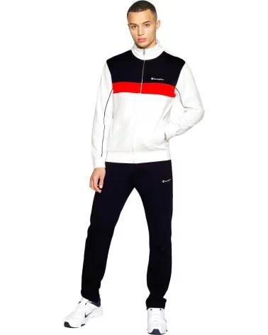 CHAMPION CHAMPION HERREN LANGARM-TRAININGSJACKE MIT DURCHGEHENDEM REISSVERSCHLUSS MULTICOLOR