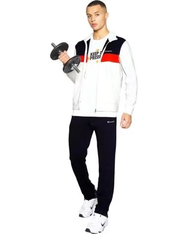 CHAMPION CHAMPION HERREN LANGARM-TRAININGSJACKE MIT DURCHGEHENDEM REISSVERSCHLUSS MULTICOLOR