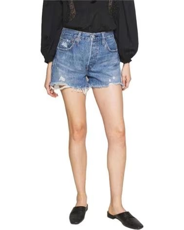 PANTALONES CORTOS VAQUEROS LEVIS PARA MUJER AZUL
