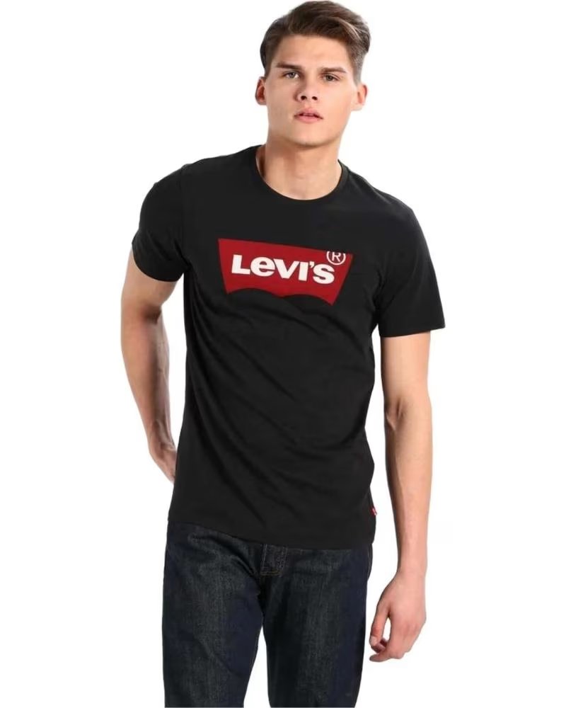 LEVIS CAMISETA DE MANGA CORTA EN PARA HOMBRE NEGRO