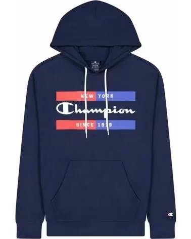CHAMPION FELPA CON CAPPUCCIO CHAMPION DA UOMO AZUL
