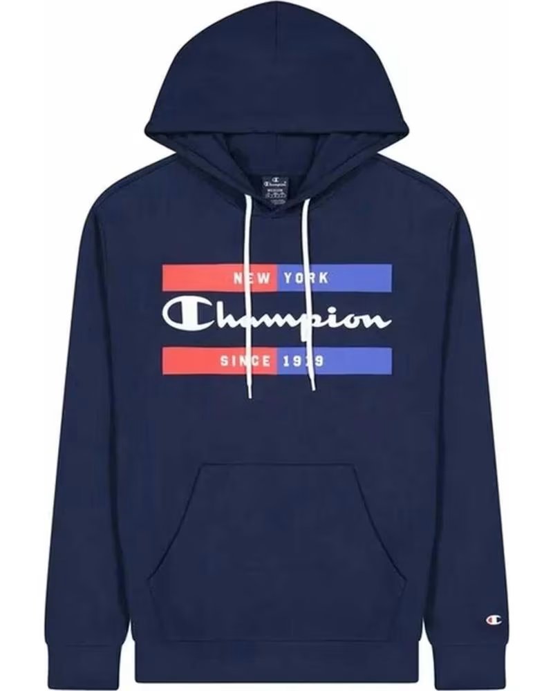 CHAMPION FELPA CON CAPPUCCIO CHAMPION DA UOMO AZUL