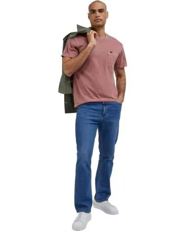 LEE CAMISETA DE MANGA CORTA LEE PARA HOMBRE ROSA