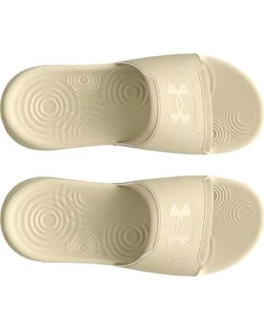 UNDER ARMOUR CHANCLAS EN PARA MUJER BEIGE