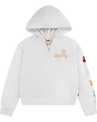 LEVIS SWEAT À CAPUCHE LEVI´S POUR FILLE BLANCO