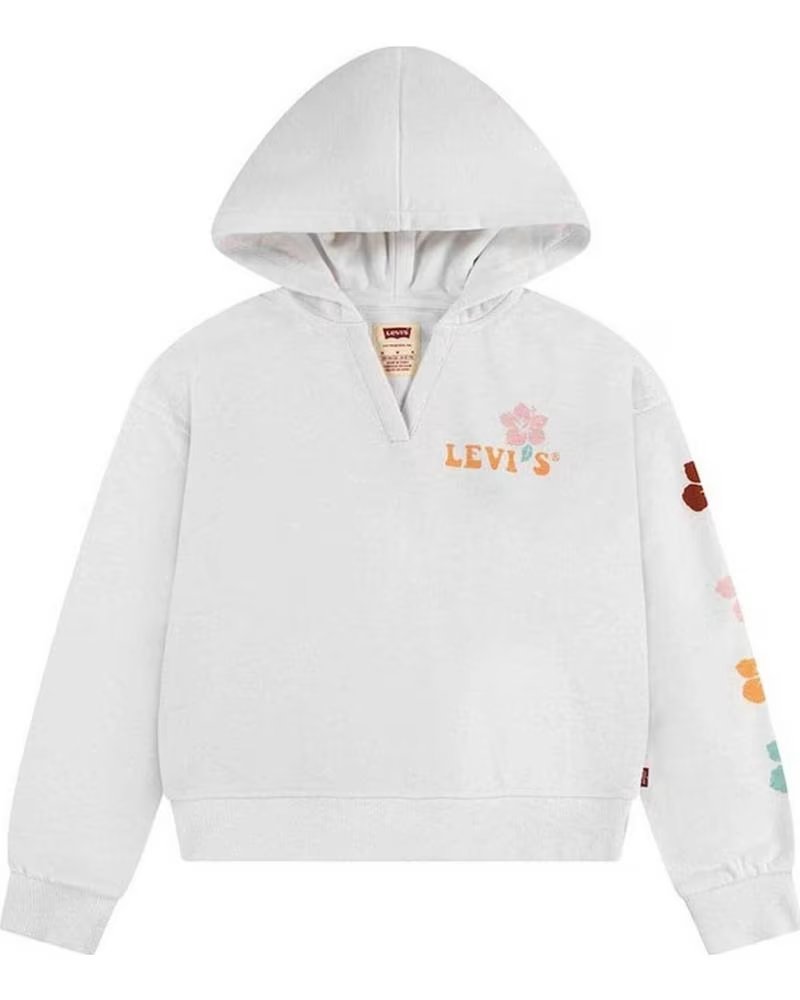 LEVIS SWEAT À CAPUCHE LEVI´S POUR FILLE BLANCO