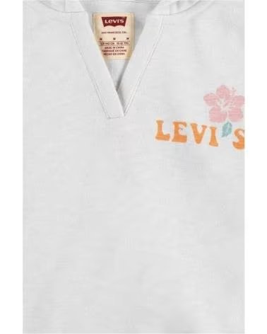 LEVIS SWEAT À CAPUCHE LEVI´S POUR FILLE BLANCO