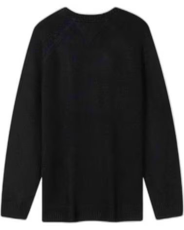TOMMY HILFIGER MAGLIONE IN MAGLIA TOMMY HILFIGER DA UOMO NEGRO