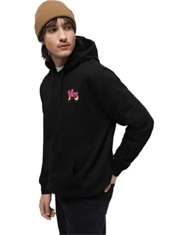 VANS OFF THE WALL MOLETOM COM CAPUZ VANS "8-BALL" MASCULINO EM PRETO NEGRO
