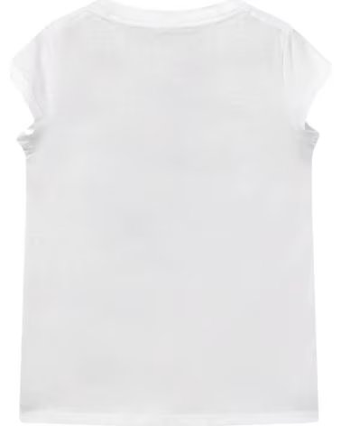 CONVERSE T-SHIRT CONVERSE ALL STAR UNISEX BAMBINO BIANCA BLANCO