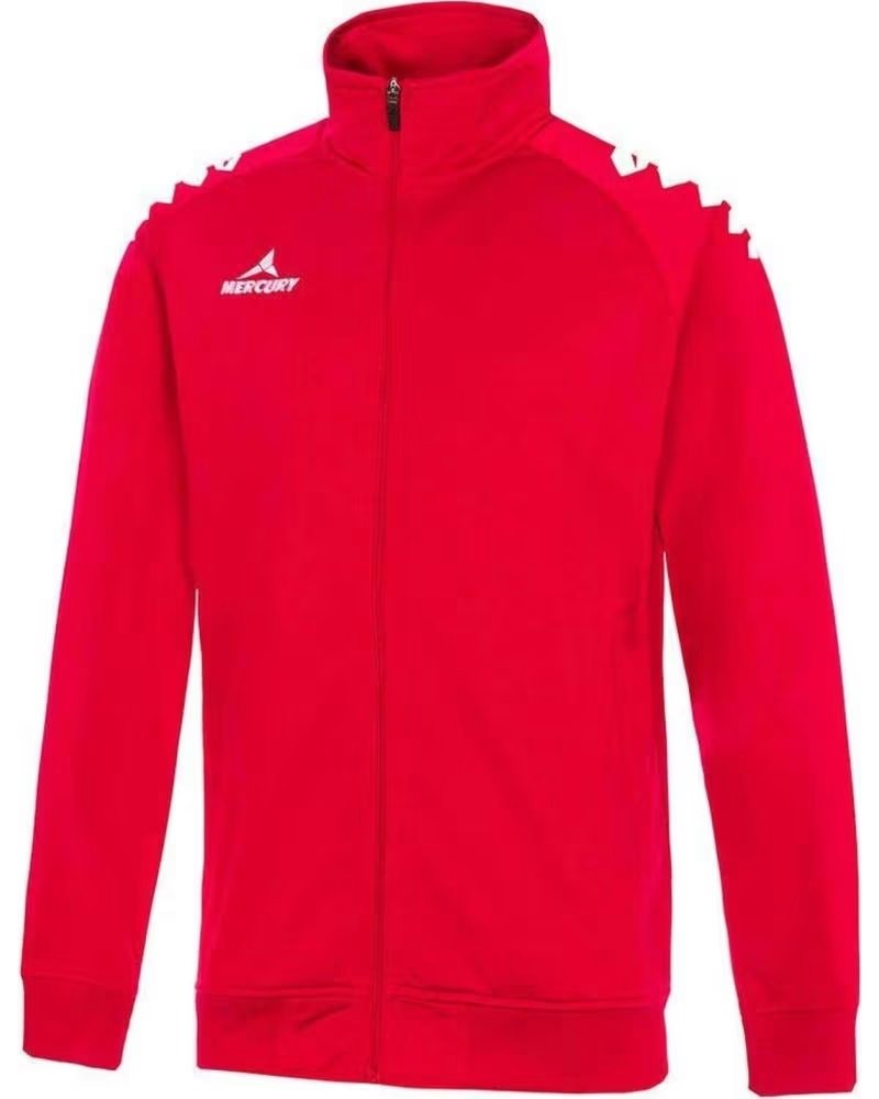 INDUSTRIAS MERCURY CHAQUETA DE CHÁNDAL MERCURY CON CREMALLERA ROJO