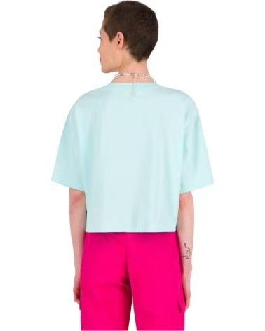 CHAMPION T-SHIRT COURT CHAMPION À LOGO POUR FEMME AZUL