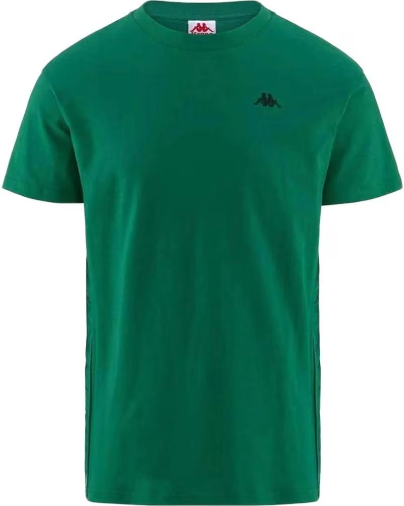 KAPPA MAGLIETTA KAPPA A MANICHE CORTE DA UOMO VERDE VERDE